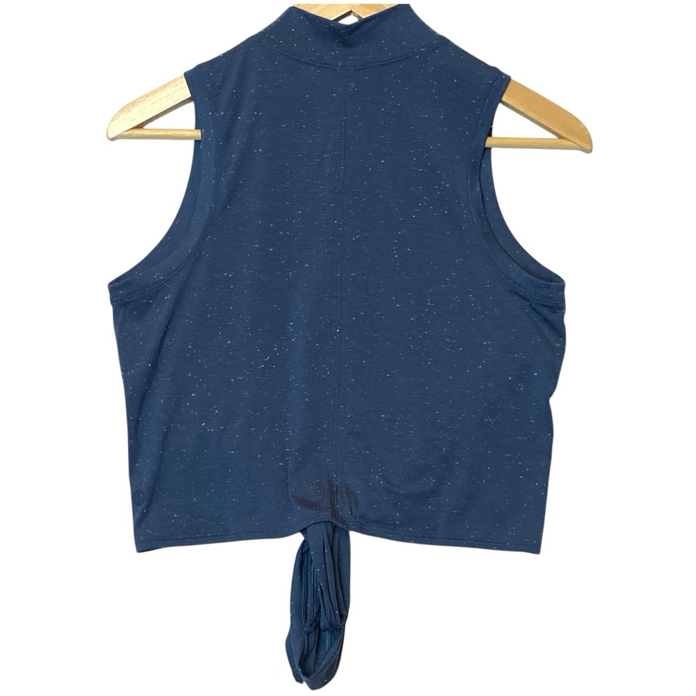 Lululemon Time to Restore Mock Neck Tank 4 Tie Speckle Gym Sporty Athleisure Fun - Picture 2 of 6